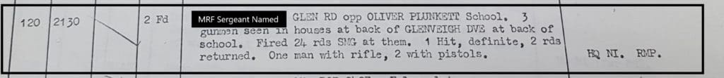 MRF shooting 6th May 1972