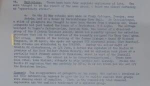 Bomb attacks against Unionist politicians including Ferguson attributed to UPV UVF