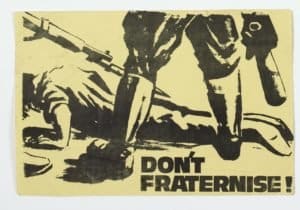 Falls Curfew Don't Fraternise Poster