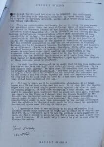 Letter about the deployment of CR Gas August 1974